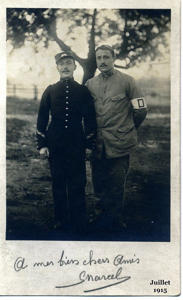 Marcel Gaitte (à droite), photo en propriété de V. Gaitte
