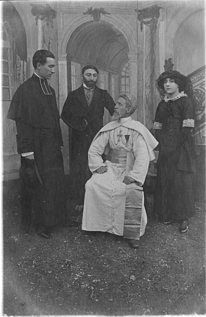 acteurs du théâtre: Lasternas, Carton, Cardon, Bertin